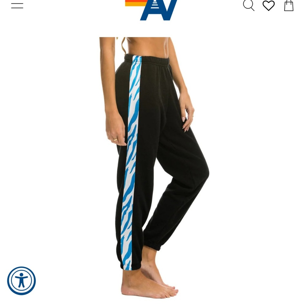 Aviator nation tiger striped sweats